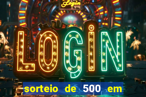 sorteio de 500 em cash toda segunda feira novibet